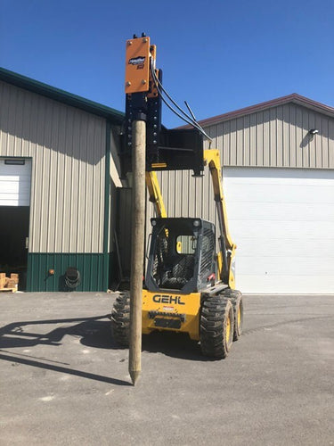 Post Driver attachment for Skid Loader