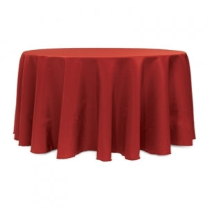 COLOR POLYESTER TABLECLOTH 132 ROUND