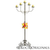 5 light Onyx Bronze Candleabra