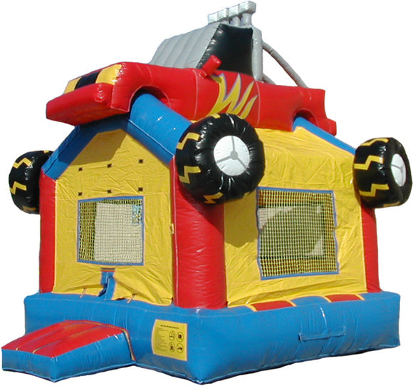 Spacewalk Monster Truck Moonwalk Bounce House