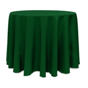 COLOR POLYESTER TABLECLOTH 108 ROUND