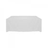 WHITE POLYESTER TABLECLOTH 54X120