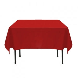 COLOR POLYESTER TABLECLOTH 90X90